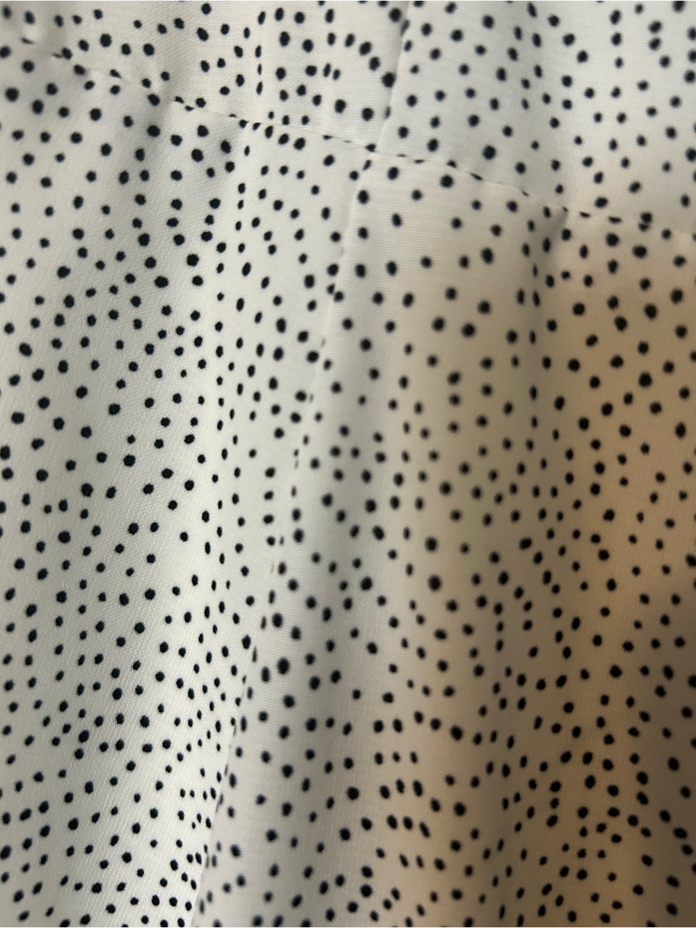 Sienna Sky White Mini Dress with Black Dot Print - Picture 4 of 4